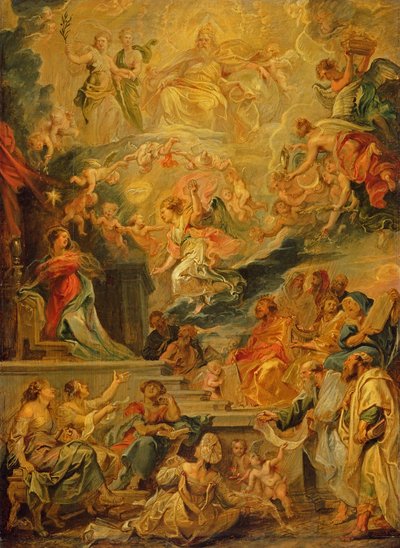 The Incarnation as Fulfillment of all Prophecies, c.1628-29 by Peter Paul Rubens